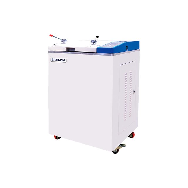 Autoclave vertical de tapa basculante BIOBASE — 30-100 L, 105-136 °C