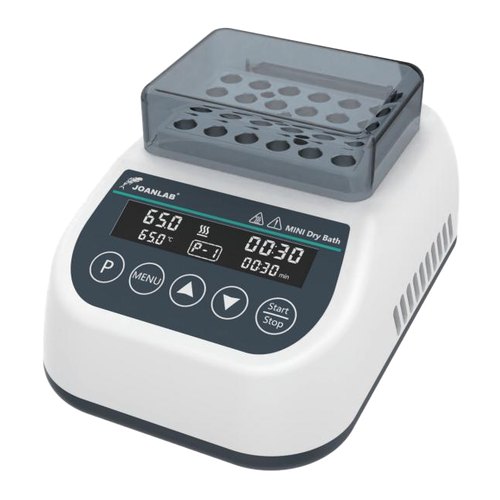 Baño seco compacto JOANLAB · Serie MDB-100 — 0,2-2 mL por bloque, 100 °C